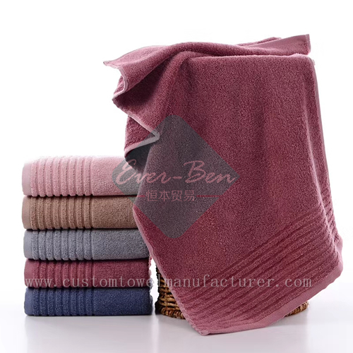 Wholesale Pearly Blue Self-Embossed Plush Bath Towels Manufacturers