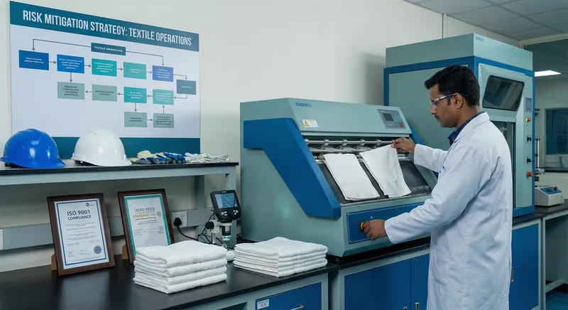 Risk management and quality control in textile industry